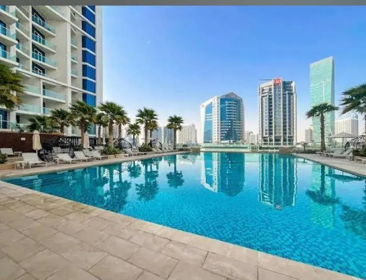 Stylish Studio In Damac Prive Canal-View Studio Dubai Apartment